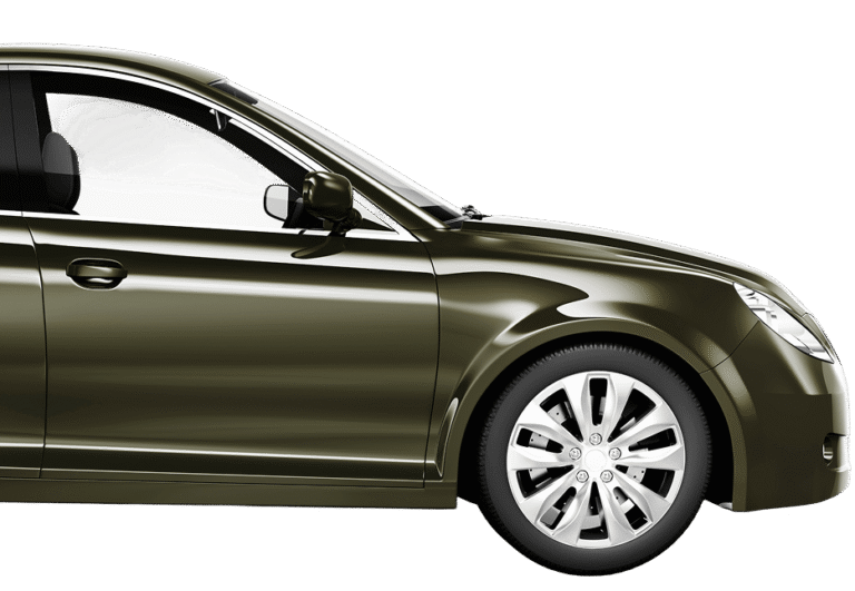 shiny dark green compact car studio shot 2025 02 10 00 42 31 utc